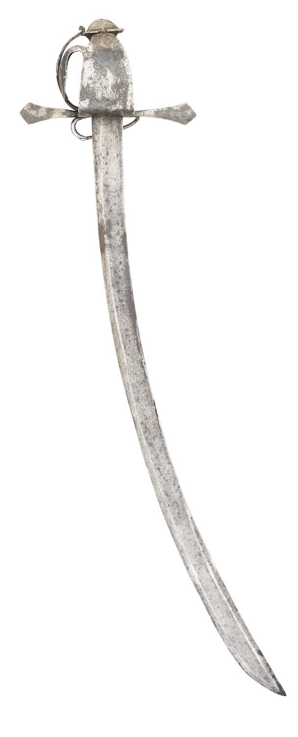 Lot 30 - A NORTH GERMAN MILITARY SWORD (TESSAK), LATE 16TH CENTURY