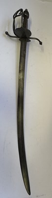 Lot 55 - A GERMAN MILITARY SWORD, LATE 17TH CENTURY