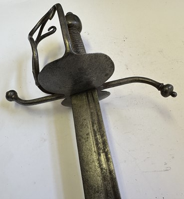 Lot 55 - A GERMAN MILITARY SWORD, LATE 17TH CENTURY