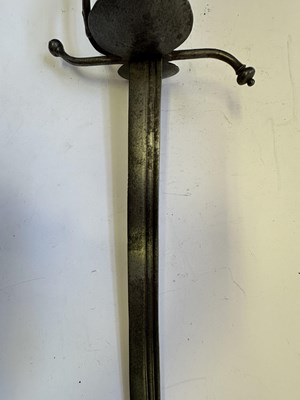 Lot 55 - A GERMAN MILITARY SWORD, LATE 17TH CENTURY