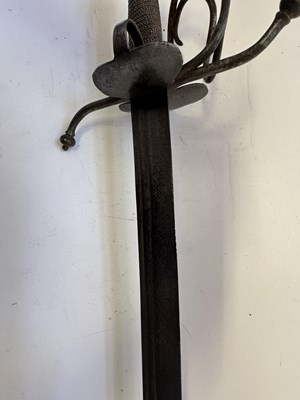 Lot 55 - A GERMAN MILITARY SWORD, LATE 17TH CENTURY
