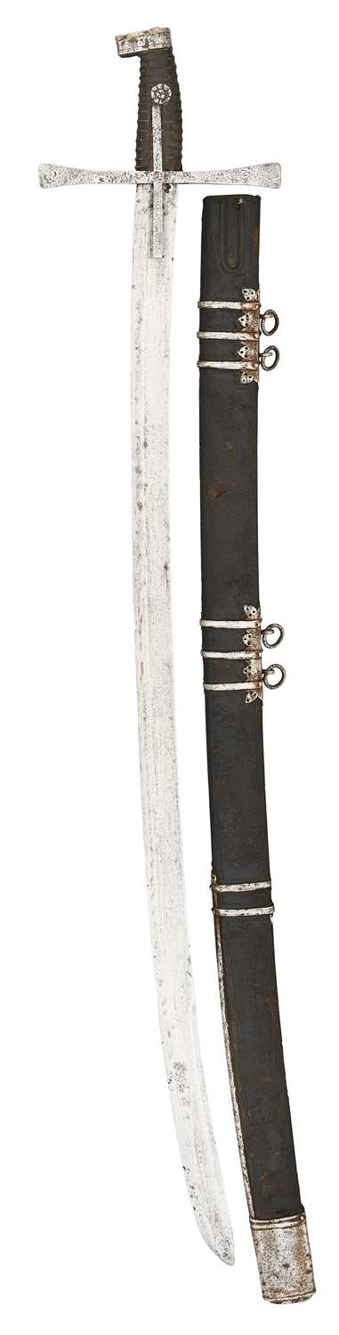 Lot 51 - AN AUSTRO-HUNGARIAN HUSSAR SWORD, EARLY 18TH CENTURY