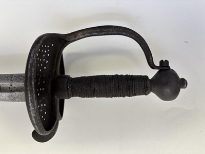 Lot 57 - A NORTH EUROPEAN CAVALRY SWORD, SECOND QUARTER OF THE 17TH CENTURY