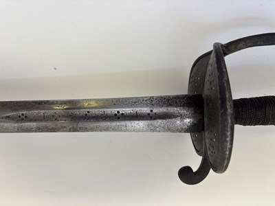 Lot 57 - A NORTH EUROPEAN CAVALRY SWORD, SECOND QUARTER OF THE 17TH CENTURY