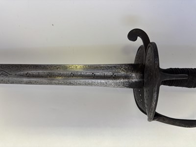 Lot 57 - A NORTH EUROPEAN CAVALRY SWORD, SECOND QUARTER OF THE 17TH CENTURY