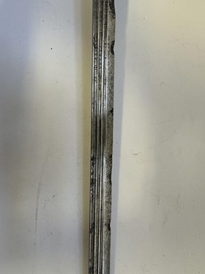 Lot 49 - AN ENGLISH BASKET-HILTED BACKSWORD, CIRCA 1650-90