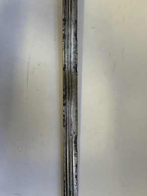 Lot 49 - AN ENGLISH BASKET-HILTED BACKSWORD, CIRCA 1650-90