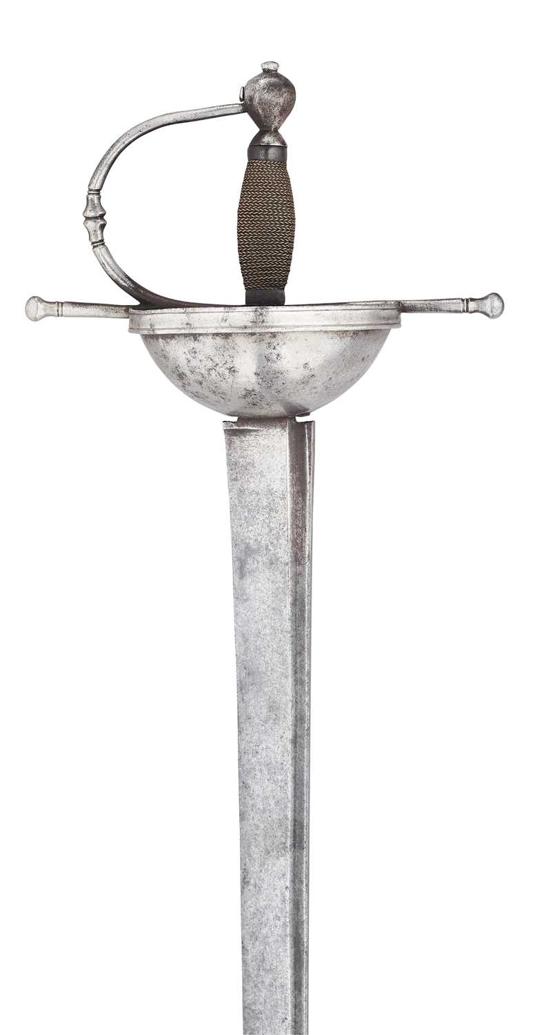 Lot 72 - A PORTUGUESE OFFICER’S CUP-HILT RAPIER, CIRCA 1750-80
