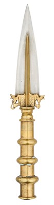 Lot 535 - AN INDIAN POLEARM HEAD, 19TH CENTURY