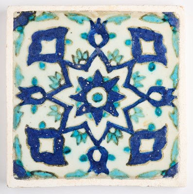 Lot 242 - A DAMASCUS TILE, OTTOMAN SYRIA, 18TH CENTURY