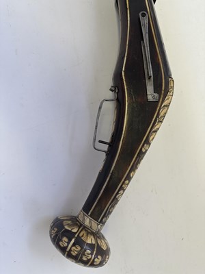 Lot 100 - A RARE SOUTH GERMAN 40 BORE WHEEL-LOCK BELT PISTOL (PUFFER), CIRCA 1580-90