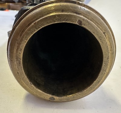 Lot 99 - A RARE GERMAN WHEEL-LOCK PYROTECHNIC PISTOL, CIRCA 1580