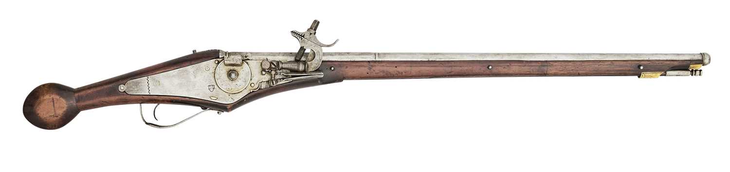 Lot 105 - A 80 BORE SOUTH GERMAN WHEEL-LOCK HOLSTER
