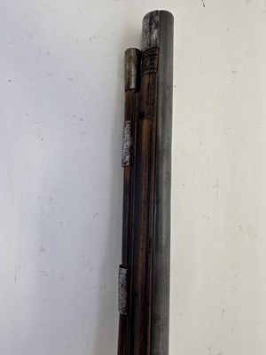 Lot 119 - A VERY RARE 28 BORE RUSSIAN MILITARY SNAPHAUNCE HOLSTER PISTOL