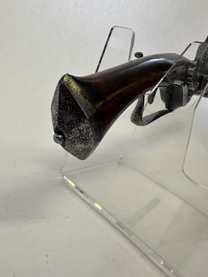 Lot 119 - A VERY RARE 28 BORE RUSSIAN MILITARY SNAPHAUNCE HOLSTER PISTOL