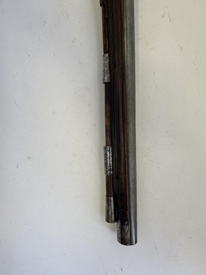 Lot 119 - A VERY RARE 28 BORE RUSSIAN MILITARY SNAPHAUNCE HOLSTER PISTOL