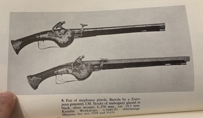 Lot 119 - A VERY RARE 28 BORE RUSSIAN MILITARY SNAPHAUNCE HOLSTER PISTOL