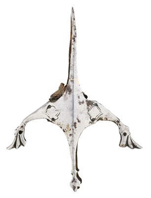 Lot 530 - A DETACHED HILT FROM AN INDIAN SWORD, 17TH CENTURY