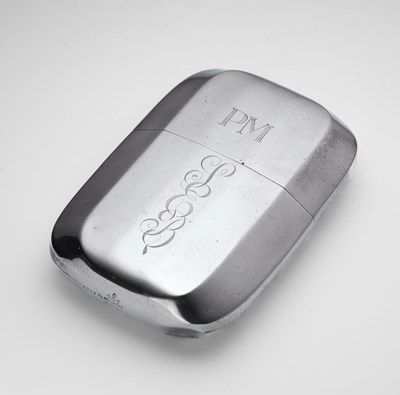 Lot 158 - AN AMERICAN SILVER SPIRIT FLASK, GORHAM MANUFACTURING CO., PROVIDENCE RI, 1896