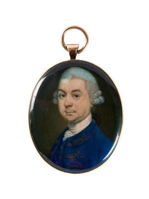 Lot 362 - A PORTRAIT MINIATURE OF A GENTLEMAN BY RICHARD CROSSE (1742-1810), CIRCA 1780