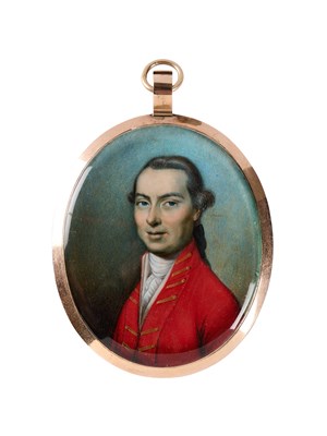 Lot 365 - A PORTRAIT MINIATURE OF A GENTLEMAN BY THOMAS HAZLEHURST (1740-1821), CIRCA 1800