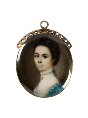 Lot 357 - A PORTRAIT MINIATURE OF A LADY BY THOMAS REDMOND (CIRCA 1740-1785), CIRCA 1760