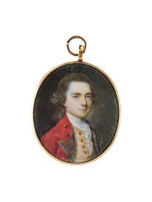 Lot 354 - A PORTRAIT MINIATURE OF THOMAS WYNN, LATER 3RD BT AND 1ST BARON NEWBOROUGH (1736-1807) BY NATHANIEL HONE (1718-1784), DATED 1766