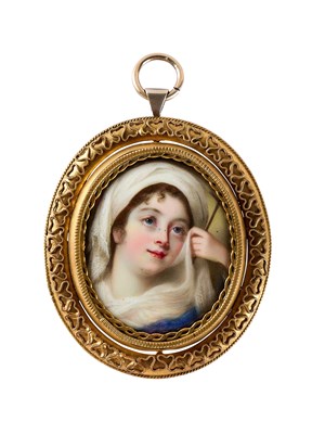 Lot 348 - A PORTRAIT MINIATURE OF A LADY BY HORACE HONE ARA (IRISH CIRCA 1756-1825), DATED 1809