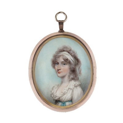 Lot 379 - A PORTRAIT MINIATURE OF ANNE BULTEEL BY NICOLAS FREESE (ACTIVE 1745-1814), CIRCA 1795