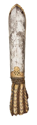 Lot 563 - AN INDIAN ARM GUARD (DASTANA) FOR THE RIGHT ARM, PROBABLY 18TH CENTURY