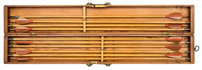 Lot 607 - TWENTY ARROW BOXES, 19TH/20TH CENTURY