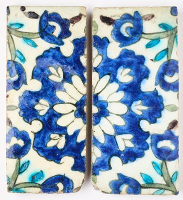 Lot 249 - A DAMASCUS TILE, OTTOMAN SYRIA, 18TH CENTURY