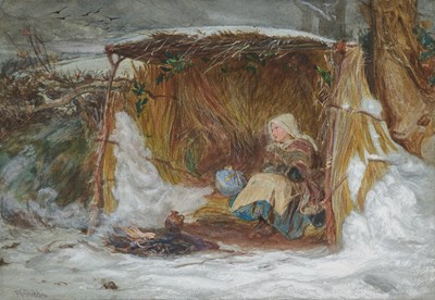 Lot 345 - FREDERICK JAMES SHIELDS (BRITISH 1833-1911)