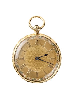 Lot 303 - VICTORIAN GOLD POCKET WATCH, LIVERPOOL, CIRCA 1839