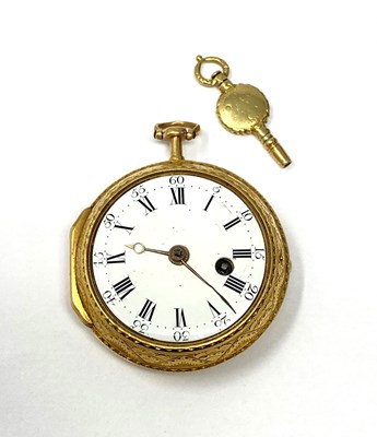 Lot 301 - GEORGE III GOLD POCKET WATCH, CIRCA 1772