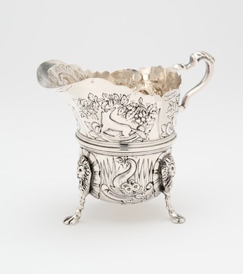 Lot 112 - A VICTORIAN SILVER MILK JUG, THOMAS HAYES, BIRMINGHAM, 1897