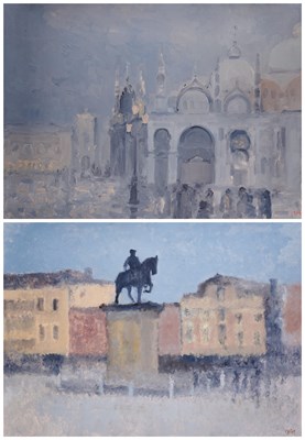 Lot 194 - BERNARD MYERS (BRITISH 1925-2007)