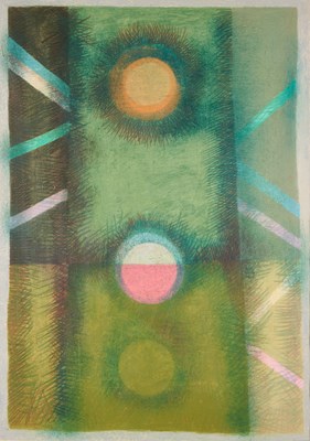 Lot 190 - BERNARD MYERS (BRITISH 1925-2007)