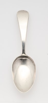Lot 76 - A SCOTTISH PROVINCIAL VICTORIAN SILVER CADDY SPOON, ROBERT ROBERTSON OF CUPAR, EDINBURGH, 1854