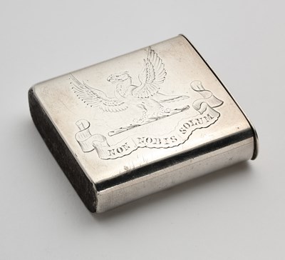 Lot 11 - A VICTORIAN SILVER VESTA CASE, COLIN HEWER CHESHIRE, BIRMINGHAM, 1877