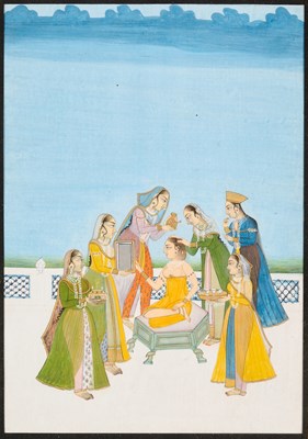 Lot 268 - TWO EROTIC MINIATURES, INDIA, 20TH CENTURY
