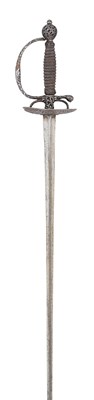 Lot 84 - A STEEL-HILTED SMALL-SWORD, MID-18TH CENTURY