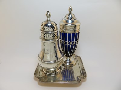 Lot 420 - A GEORGE V SILVER WAITER