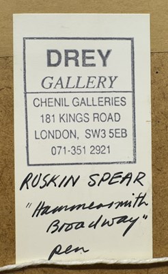 Lot 39 - RUSKIN SPEAR RA (BRITISH 1911-1990)