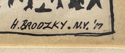 Lot 38 - HORACE BRODZKY (AUSTRALIAN 1885-1969)