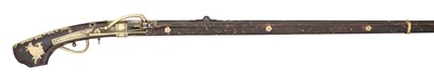 Lot 130 - A 28 BORE JAPANESE SNAP-MATCHLOCK MUSKET (TANEGASHIMA, TEPPO OR HINAWAJU), EDO PERIOD, 19TH CENTURY