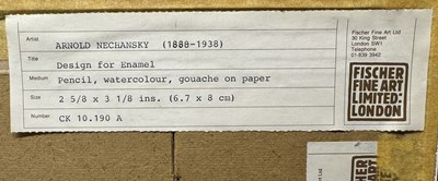Lot 15 - ARNOLD NECHANSKY (AUSTRIAN 1888-1938)