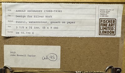 Lot 16 - ARNOLD NECHANSKY (AUSTRIAN 1888-1938)