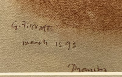 Lot 56 - GEORGE FREDERICK WATTS RA (BRITISH 1817-1904)