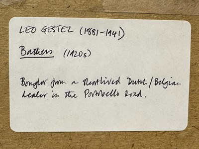 Lot 67 - LEO GESTEL (DUTCH 1881-1941)